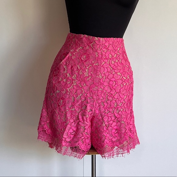 Scanlan Theodore Lace High Waisted Shorts Size 10 - Picture 2 of 9
